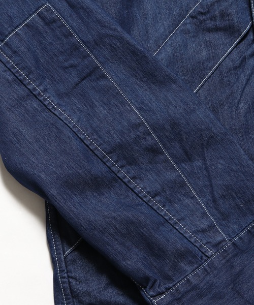 WILD THINGS（ワイルドシングス）の「WILDTHINGS / ワイルドシングス SHEL TECH DENALI JACK（マウンテンパーカー・メンズ・ライトインディゴブルー/ワンウォッシュ・S/M/L）」の11枚目の写真