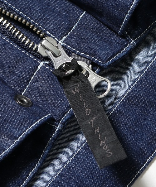 WILD THINGS（ワイルドシングス）の「WILDTHINGS / ワイルドシングス SHEL TECH DENALI JACK（マウンテンパーカー・メンズ・ライトインディゴブルー/ワンウォッシュ・S/M/L）」の17枚目の写真