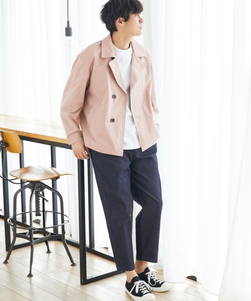 LAKOLE（ラコレ）の「ハニカムクロップドTシャツ / LAKOLE（Tシャツ/カットソー・メンズ・ホワイト/ベージュ/ライトグリーン/ラベンダー・MEDIUM/LARGE）」の5枚目の写真