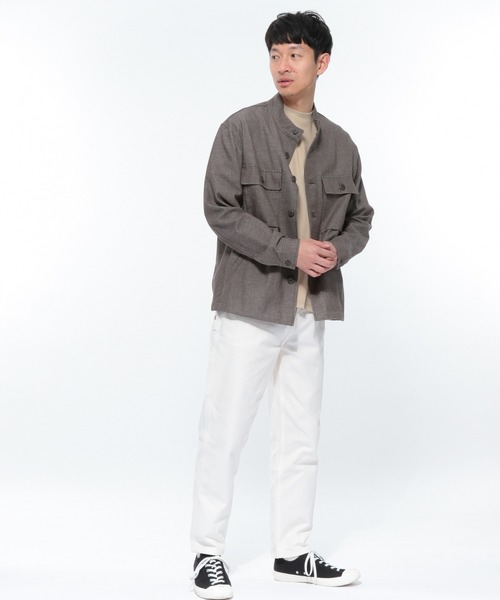 LAKOLE（ラコレ）の「ハニカムクロップドTシャツ / LAKOLE（Tシャツ/カットソー・メンズ・ホワイト/ベージュ/ライトグリーン/ラベンダー・MEDIUM/LARGE）」の8枚目の写真