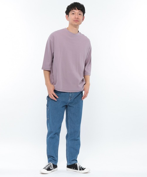 LAKOLE（ラコレ）の「ハニカムクロップドTシャツ / LAKOLE（Tシャツ/カットソー・メンズ・ホワイト/ベージュ/ライトグリーン/ラベンダー・MEDIUM/LARGE）」の10枚目の写真