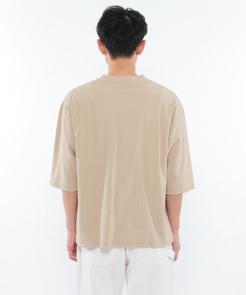 LAKOLE（ラコレ）の「ハニカムクロップドTシャツ / LAKOLE（Tシャツ/カットソー・メンズ・ホワイト/ベージュ/ライトグリーン/ラベンダー・MEDIUM/LARGE）」の15枚目の写真