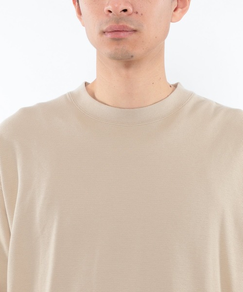 LAKOLE（ラコレ）の「ハニカムクロップドTシャツ / LAKOLE（Tシャツ/カットソー・メンズ・ホワイト/ベージュ/ライトグリーン/ラベンダー・MEDIUM/LARGE）」の16枚目の写真