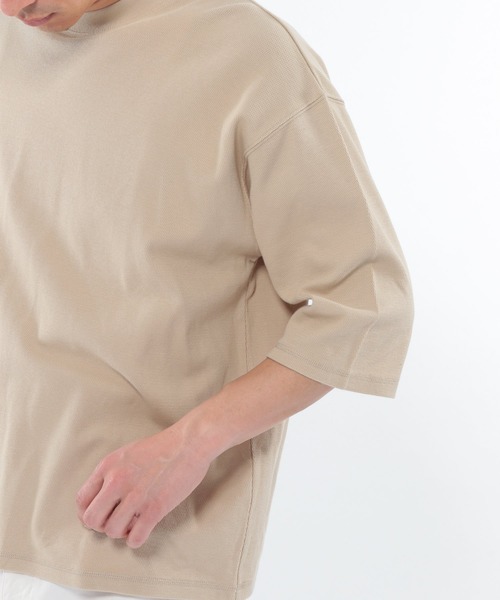 LAKOLE（ラコレ）の「ハニカムクロップドTシャツ / LAKOLE（Tシャツ/カットソー・メンズ・ホワイト/ベージュ/ライトグリーン/ラベンダー・MEDIUM/LARGE）」の17枚目の写真