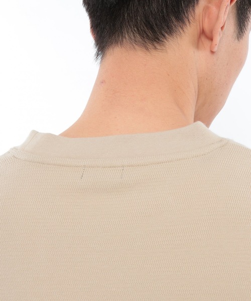 LAKOLE（ラコレ）の「ハニカムクロップドTシャツ / LAKOLE（Tシャツ/カットソー・メンズ・ホワイト/ベージュ/ライトグリーン/ラベンダー・MEDIUM/LARGE）」の19枚目の写真