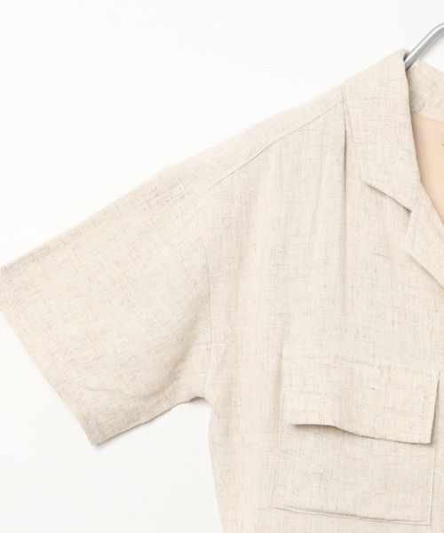 Heather（ヘザー）の「アサコンジャンプスーツ 887117（サロペット/オーバーオール・レディース・ベージュ系その他/ベージュ系その他2/グリーン系その他・FREE）」の5枚目の写真