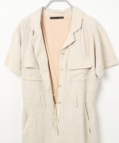 Heather（ヘザー）の「アサコンジャンプスーツ 887117（サロペット/オーバーオール・レディース・ベージュ系その他/ベージュ系その他2/グリーン系その他・FREE）」の8枚目の写真