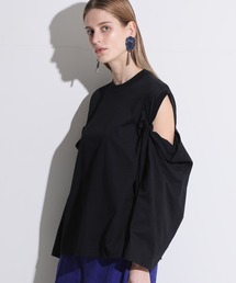 TOGA PULLA | 【TOGA PULLA(トーガプルラ)】シルケットジャージーロングスリーブ　TP02-JK280(Tシャツ/カットソー)