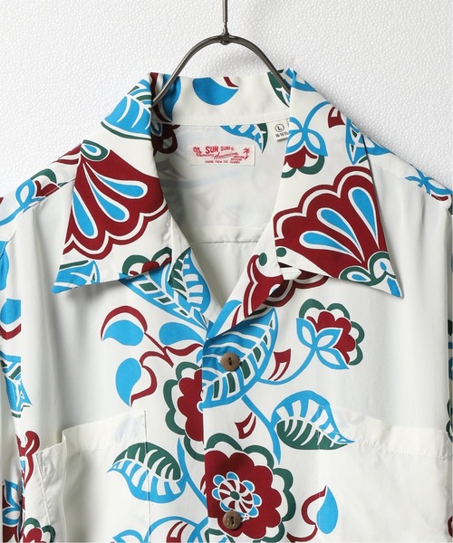 Oriens JOURNAL STANDARD（オリエンス ジャーナルスタンダード）の「【TOYO/トーヨー】 L/S RAYON HAWAIIAN SHIRTHAWAIIAN I：シャツ＃（シャツ/ブラウス・メンズ・ホワイト/ブラック・MEDIUM/LARGE/X-LARGE）」の3枚目の写真