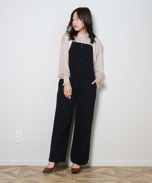 shopnikoniko（ショップニコニコ）の「ウエストギャザーブラウス シアーブラウス（シャツ/ブラウス・レディース・ベージュ/ブラック/グリーン/オフホワイト・フリー）」の18枚目の写真