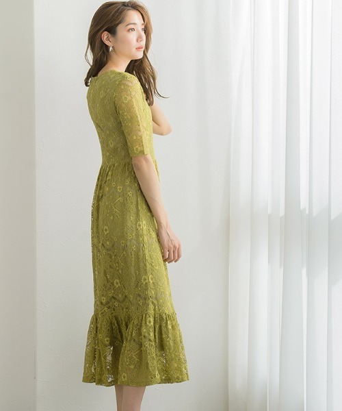 Pierrot（ピエロ）の「レースワンピース（ワンピース・レディース・ブルー/ライム/ブラック・M/L）」の12枚目の写真