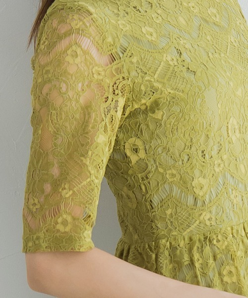 Pierrot（ピエロ）の「レースワンピース（ワンピース・レディース・ブルー/ライム/ブラック・M/L）」の17枚目の写真