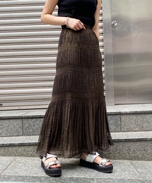 PAGEBOY | マジョリカプリーツハクプリントスカート(スカート)