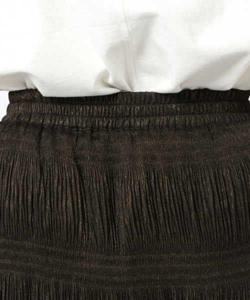 PAGEBOY（ページボーイ）の「マジョリカプリーツハクプリントスカート（スカート・レディース・ブラック/グリーン系その他/グレイッシュベージュ・FREE）」の14枚目の写真