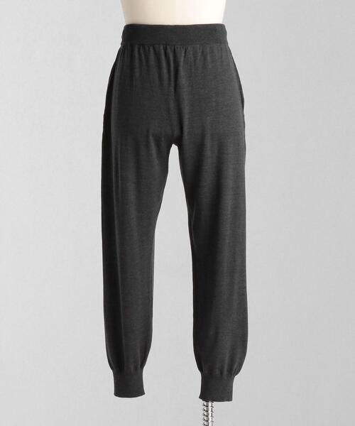 LOEFF(ロエフ)の「<LOEFF(ロエフ)> ドライウール ニット トラックパンツ MEN'S(その他パンツ・メンズ・ダークグレー/ベージュ・2/1)」の9枚目の写真