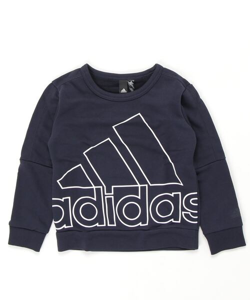 adidas（アディダス）の「アディダス adidas BMHSWCREW（スウェット・キッズ・ネイビー/ブラック/レッド・130cm/120cm/150cm/140cm/160cm）」の2枚目の写真