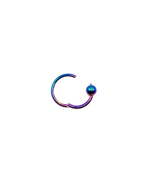 MORPH(モルフ)の「MORPH モルフ CBR クリッカー ボディーピアス 16ゲージ 6mm~10mm(ピアス(片耳用)・レディース・レインボー・6/8/10)」の6枚目の写真