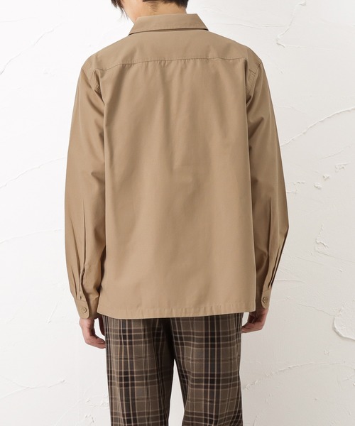 Dickies(ディッキーズ)の「Dickies ディッキーズ 長袖 ワークシャツ 刺繍 ワンポイント(シャツ/ブラウス・メンズ・ブラック/ベージュ/カーキ・M/L/XL/XXL)」の12枚目の写真