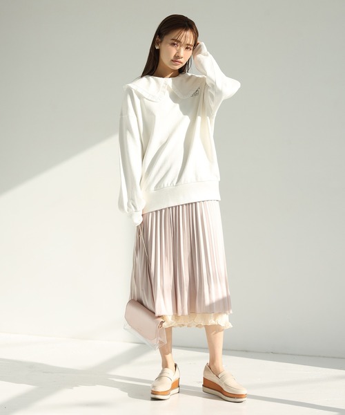 one after another NICE CLAUP（ワンアフターアナザーナイスクラップ）の「クリアショルダーバック（ショルダーバッグ・レディース・ピンク/シルバー・FREE）」の8枚目の写真