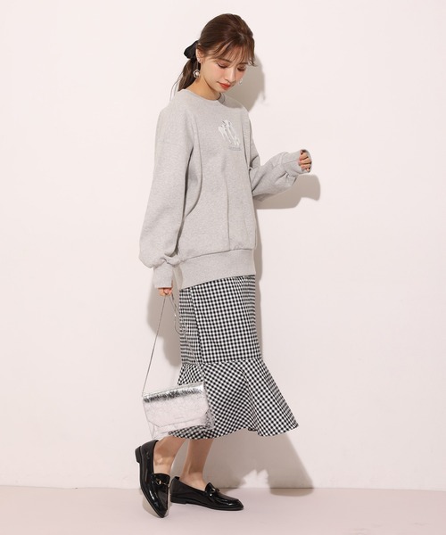 one after another NICE CLAUP（ワンアフターアナザーナイスクラップ）の「クリアショルダーバック（ショルダーバッグ・レディース・ピンク/シルバー・FREE）」の3枚目の写真