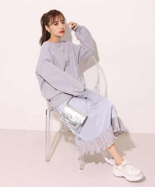 one after another NICE CLAUP（ワンアフターアナザーナイスクラップ）の「クリアショルダーバック（ショルダーバッグ・レディース・ピンク/シルバー・FREE）」の14枚目の写真