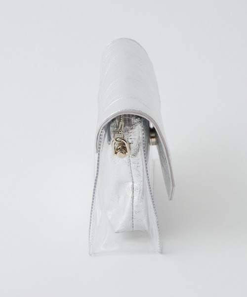 one after another NICE CLAUP（ワンアフターアナザーナイスクラップ）の「クリアショルダーバック（ショルダーバッグ・レディース・ピンク/シルバー・FREE）」の13枚目の写真