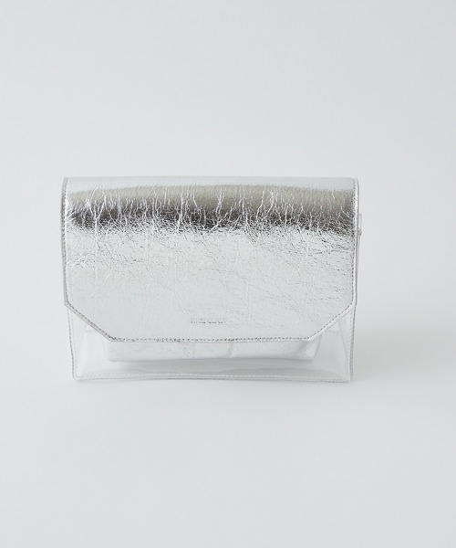 one after another NICE CLAUP（ワンアフターアナザーナイスクラップ）の「クリアショルダーバック（ショルダーバッグ・レディース・ピンク/シルバー・FREE）」の9枚目の写真