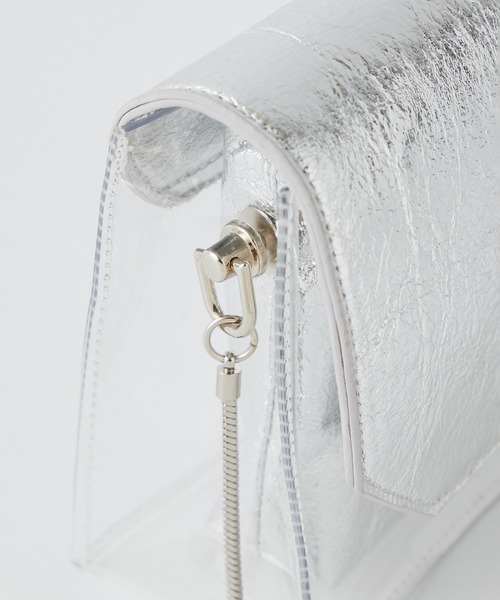 one after another NICE CLAUP（ワンアフターアナザーナイスクラップ）の「クリアショルダーバック（ショルダーバッグ・レディース・ピンク/シルバー・FREE）」の21枚目の写真