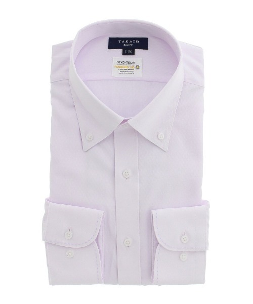 セール タカキューメンズ Taka Q Men 形態安定吸汗速乾 ビジネスドレス ボタンダウン長袖シャツ ビジネスシャツ Taka Q タカキュー のファッション通販 Zozotown