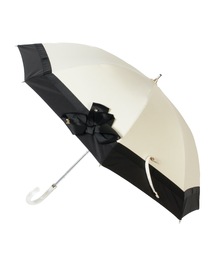 LANVIN en Bleu（ランバンオンブルー）の「遮光 晴雨兼用日傘　切り継ぎビジューリボン（長傘）」