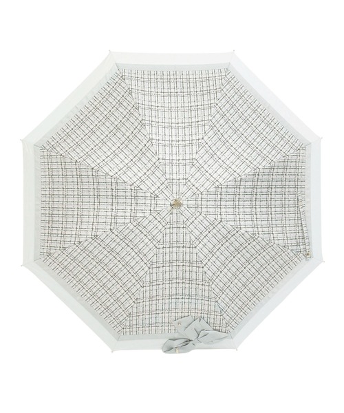 LANVIN en Bleu(ランバンオンブルー)の「遮光 晴雨兼用日傘 長傘 切り継ぎビジューリボン(長傘・レディース・ベビーピンク/ベージュ/ブラック/ダークグレー/ブラック系その他/ネイビー/ライトグリーン/ベージュ系その他/ライトグレー/スカイブルー/グレー/オフホワイト/モカ/ミント・FREE)」の19枚目の写真