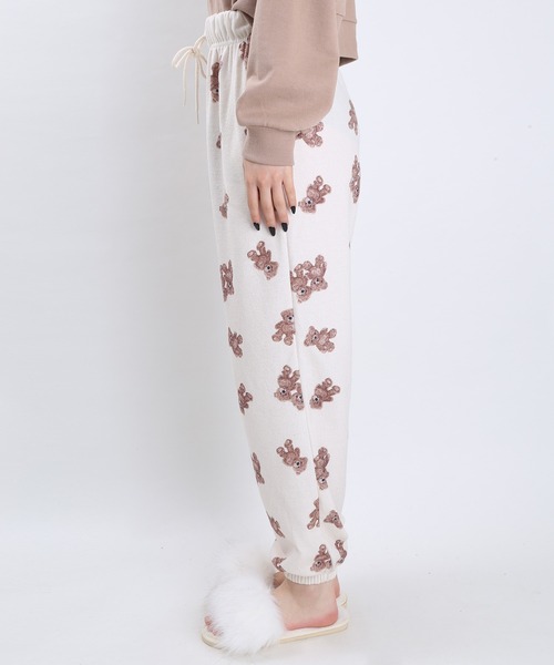 WC(ダブル シー)の「WC/クマ総柄イージーパンツ(その他パンツ・レディース・アイボリー/ブラック・FREE)」の21枚目の写真