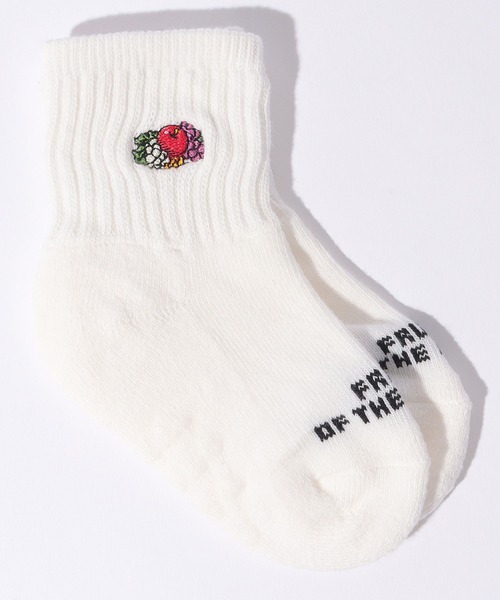 FRUIT OF THE LOOM（フルーツオブザルーム）の「クオーター丈刺繍3P/ キッズ / クォーター丈ソックス / ３足セット（ソックス/靴下・キッズ・マルチ/グレー/ブラック・13cm-15cm/16cm-18cm）」の11枚目の写真