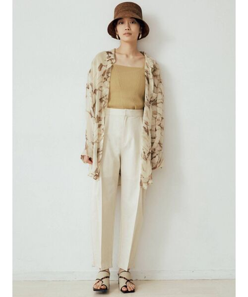 MURUA（ムルーア）の「シャイニーシアーシャツ（シャツ/ブラウス・レディース・ホワイト/グレー/ライトグリーン/その他1・FREE）」の19枚目の写真