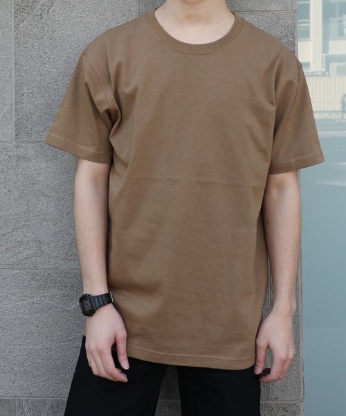 United Athle(ユナイテッドアスレ)の「United Athle/オーセンティックヘヴィーウエイト7.1オンスTシャツ(Tシャツ/カットソー・メンズ・ホワイト/ブラック/グレー/キャメル/バーガンディー・MEDIUM/LARGE/X-LARGE/SMALL)」の4枚目の写真