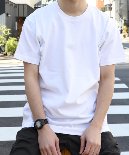 United Athle(ユナイテッドアスレ)の「United Athle/オーセンティックヘヴィーウエイト7.1オンスTシャツ(Tシャツ/カットソー・メンズ・ホワイト/ブラック/グレー/キャメル/バーガンディー・MEDIUM/LARGE/X-LARGE/SMALL)」の1枚目の写真
