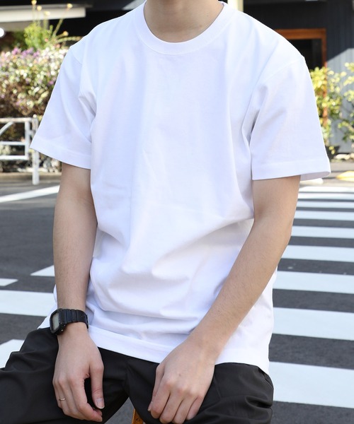 United Athle(ユナイテッドアスレ)の「United Athle/オーセンティックヘヴィーウエイト7.1オンスTシャツ(Tシャツ/カットソー・メンズ・ホワイト/ブラック/グレー/キャメル/バーガンディー・MEDIUM/LARGE/X-LARGE/SMALL)」の6枚目の写真