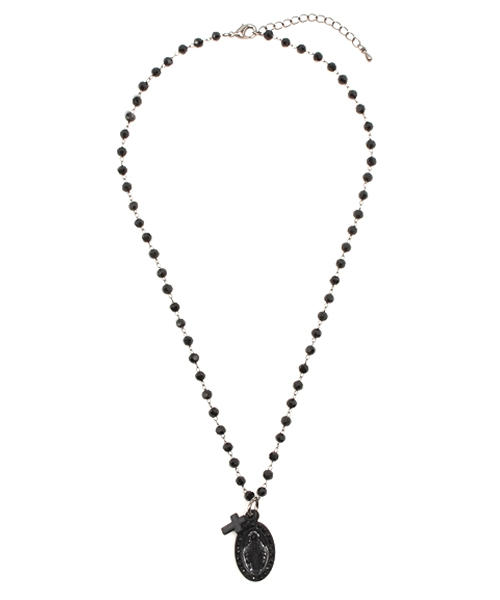 VENCEEXCHANGE（ヴァンスエクスチェンジ）の「CONマリアネックレス（ネックレス・メンズ・ブラック/シルバー・FREE）」の3枚目の写真