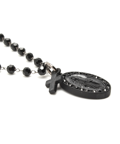 VENCEEXCHANGE（ヴァンスエクスチェンジ）の「CONマリアネックレス（ネックレス・メンズ・ブラック/シルバー・FREE）」の4枚目の写真