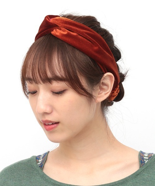 devoa ヘアバンド ベルボアボリュームヘアバンド ピンク - VVV | 60% - アジア