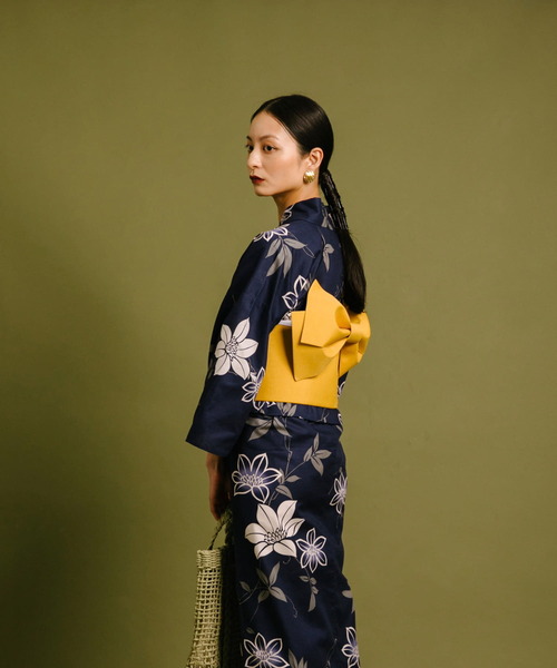 SENSE OF PLACE by URBAN RESEARCH（センスオブプレイスバイアーバンリサーチ）の「『WEB/一部店舗限定』浴衣2点セット（浴衣・レディース・ブルー系その他/ホワイト系その他/グリーン系その他・ONE）」の11枚目の写真