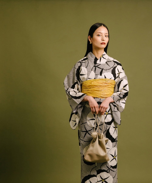 SENSE OF PLACE by URBAN RESEARCH（センスオブプレイスバイアーバンリサーチ）の「『WEB/一部店舗限定』浴衣2点セット（浴衣・レディース・ブルー系その他/ホワイト系その他/グリーン系その他・ONE）」の10枚目の写真