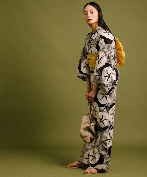 SENSE OF PLACE by URBAN RESEARCH（センスオブプレイスバイアーバンリサーチ）の「『WEB/一部店舗限定』浴衣2点セット（浴衣・レディース・ブルー系その他/ホワイト系その他/グリーン系その他・ONE）」の18枚目の写真