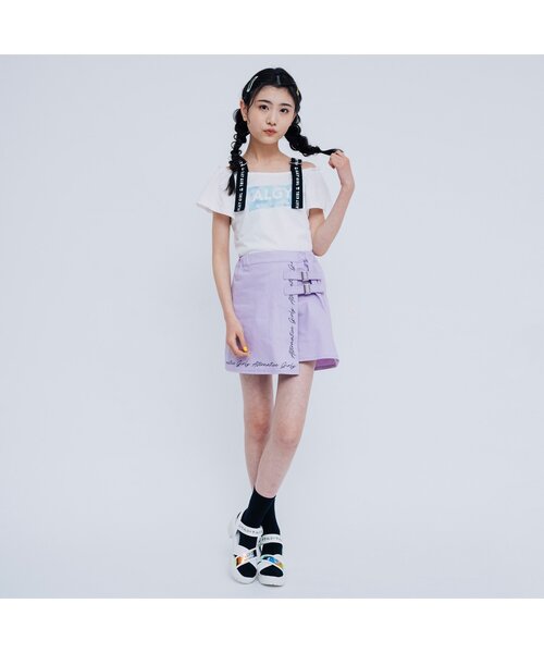 algy（アルジー）の「/(レ）PVCクロスサンダル（サンダル・キッズ・ブラック/オフホワイト・23/24/22/20/21）」の4枚目の写真