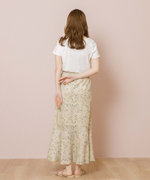 flower(フラワー)の「マーメイドスウィンギングスカート(スカート・レディース・ネイビー/イエロー・FREE)」の3枚目の写真