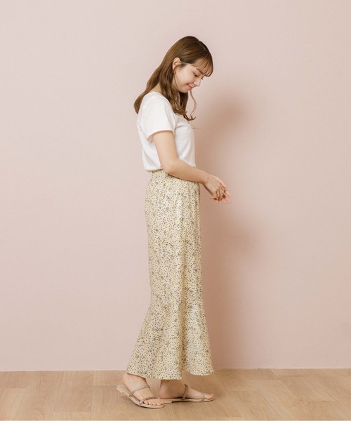 flower(フラワー)の「マーメイドスウィンギングスカート(スカート・レディース・ネイビー/イエロー・FREE)」の13枚目の写真