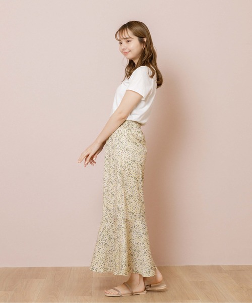 flower(フラワー)の「マーメイドスウィンギングスカート(スカート・レディース・ネイビー/イエロー・FREE)」の5枚目の写真