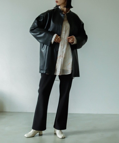 VACANCY（ヴァカンシー）の「アソート柄シアーオーバーシャツ（シャツ/ブラウス・レディース・オレンジ/その他/グレー/イエロー・FREE）」の20枚目の写真