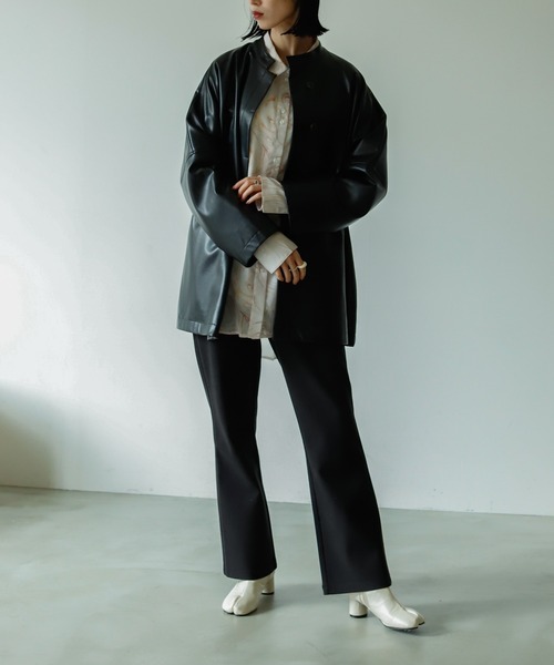 VACANCY（ヴァカンシー）の「アソート柄シアーオーバーシャツ（シャツ/ブラウス・レディース・オレンジ/その他/グレー/イエロー・FREE）」の21枚目の写真