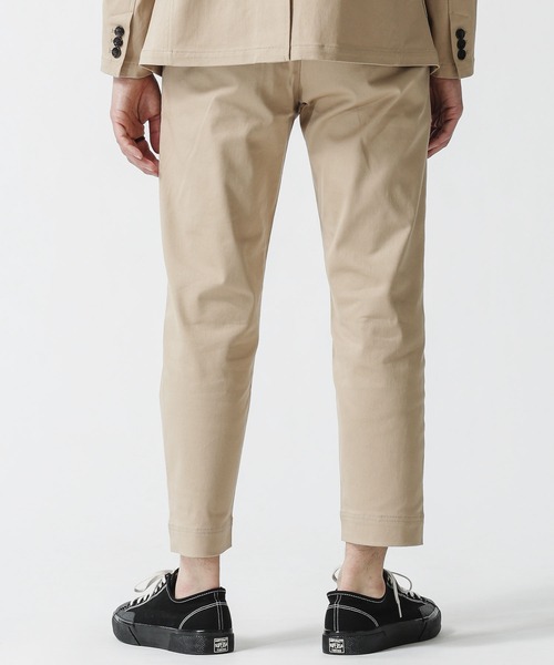 NANO universe(ナノユニバース)の「【WEB限定】ストレッチツイルアンクルテーパードチノ(チノパンツ・メンズ・ベージュ/ネイビー/ブラック・マルチサイズ)」の5枚目の写真